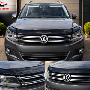 VOLKSWAGEN TIGUAN 2007–2015 BONNET GUARD / WIND DEFLECTOR – BLACK
