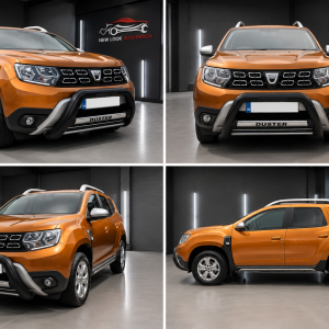 To fit Dacia Duster 2010-2024 Black Bull Bar