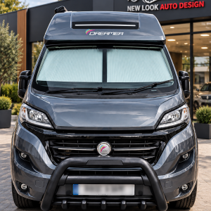 BLACK HEAVY DUTY FRONT BULL BAR FOR FIAT DUCATO 2007+