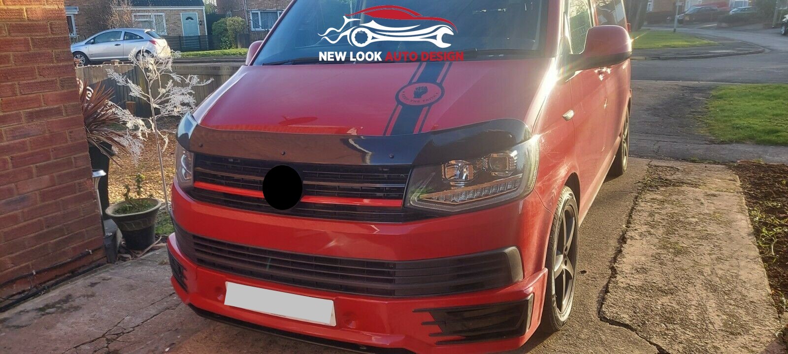 Sun Visor and Bonnet guard set Black Acrylic for VW TRANSPORTER T6 2015+ - Image 17