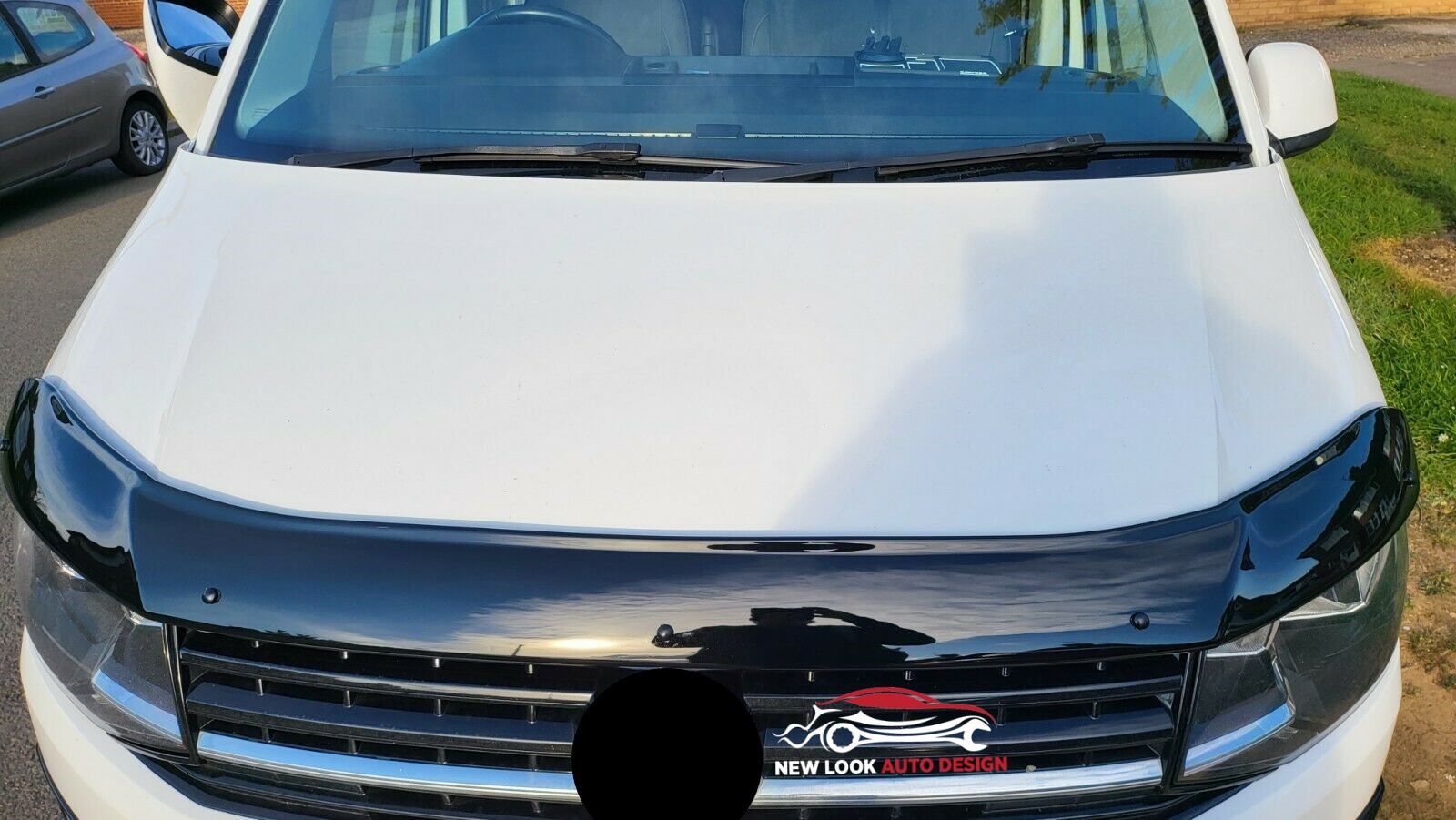 Sun Visor and Bonnet guard set Black Acrylic for VW TRANSPORTER T6 2015+ - Image 15