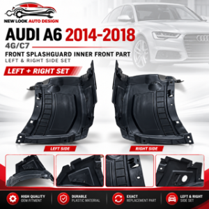 Audi A6 2014-2018 4G/C7 Front Splashguard Inner Front Part Left and Right Pair