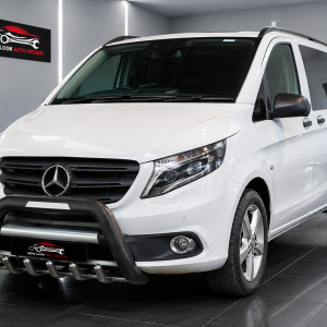 Front Heavy Duty Black Bull Bar to Fit Mercedes Vito 2014+