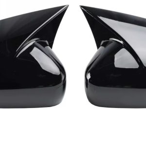 For VW Polo 2009-2017 Gloss Black Wing Mirror Cap Covers Set