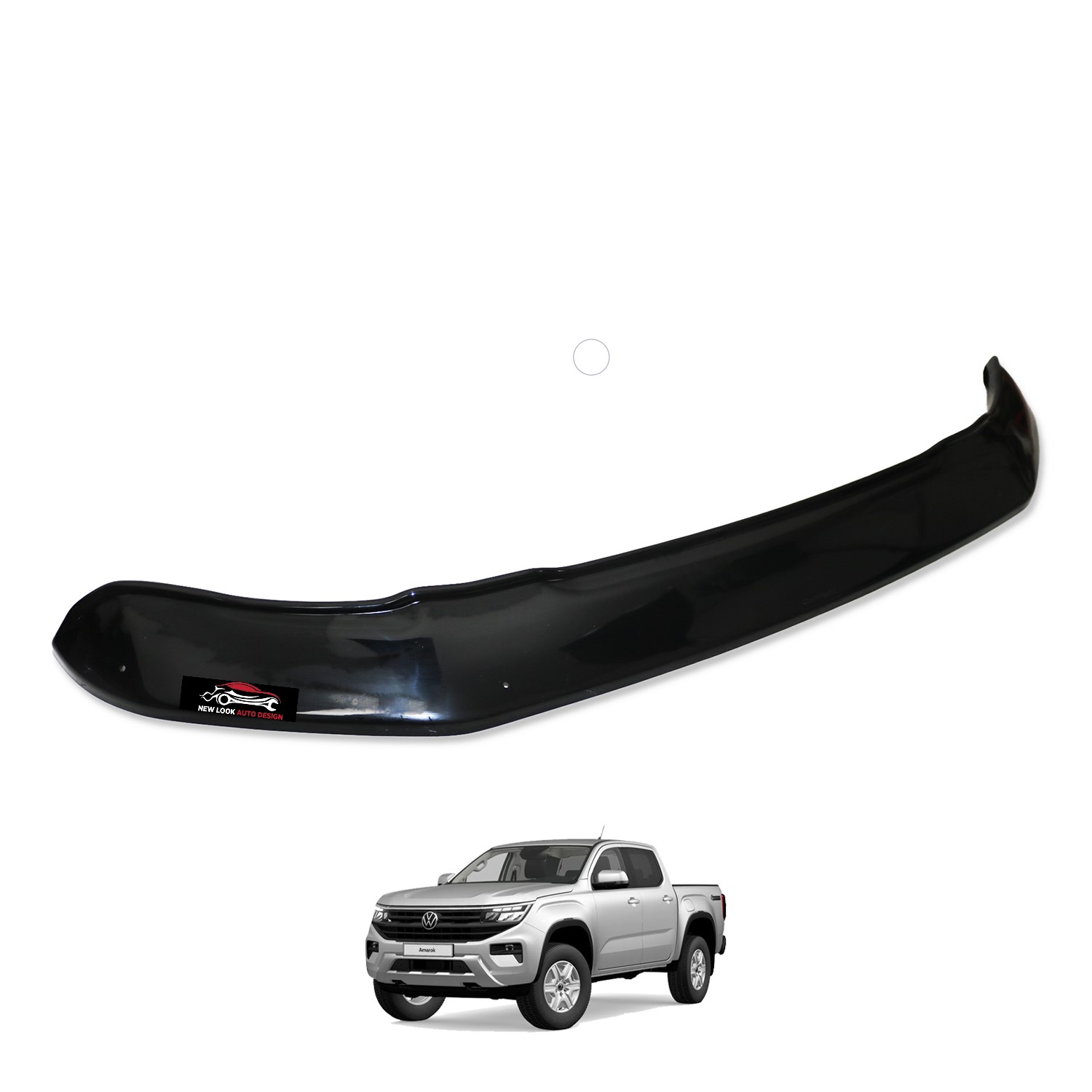 Black bonnet guard protector For VW Amarok 2023+ - Image 4