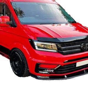 To fit VW Crafter 2012-2017 Black gloss Front Bumper splitter lip