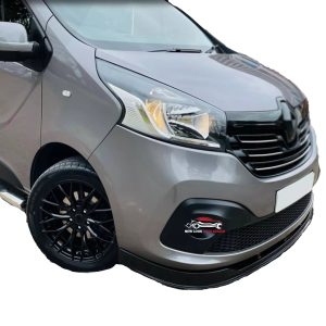 Vauxhall Vivaro 2019+ LOWER FRONT ABS GLOSS BLACK SPLITTER BUMPER LIP ADD ON