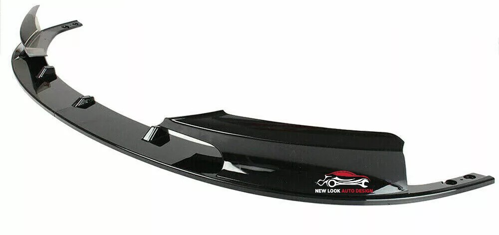 BMW F30 F31 M Sport 2012–2018 Gloss Black Front Bumper Splitter Lip – 2 Piece - Image 5