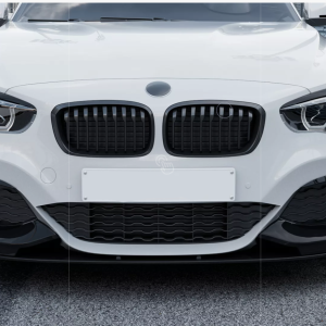 BMW 1 series F20 F21 3PC M SPORT PRE-LCI 11-14 Lower Front Splitter Lip Black