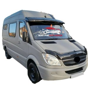 SET Black Sun Visor and Bug Guard for MERCEDES SPRINTER 2000-2006