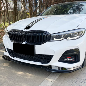 BMW G20 G21 G28 M sport 2019-2021 Front Bumper Splitter Lip Gloss Black
