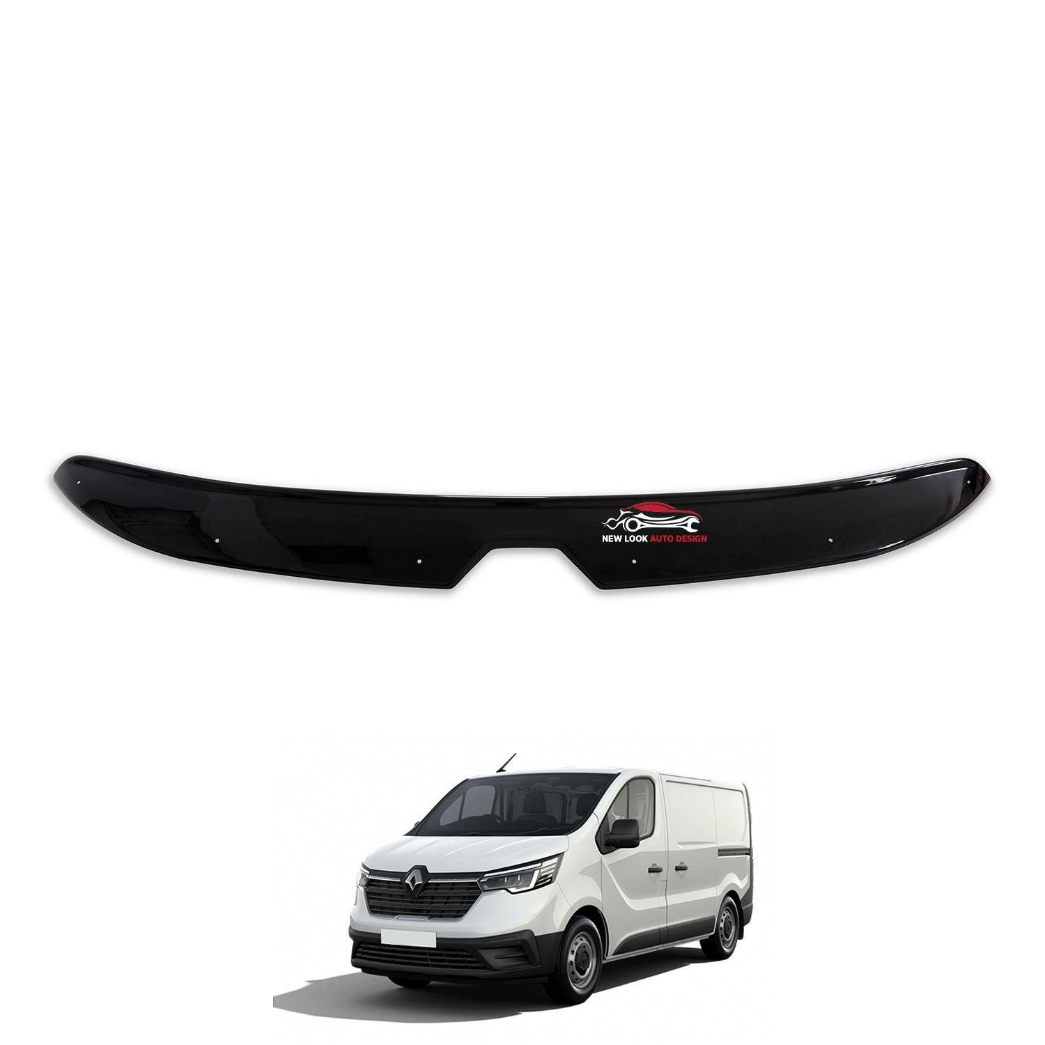Bonnet Guard Protector Acrylic For Renault Trafic 2020+ - Image 4
