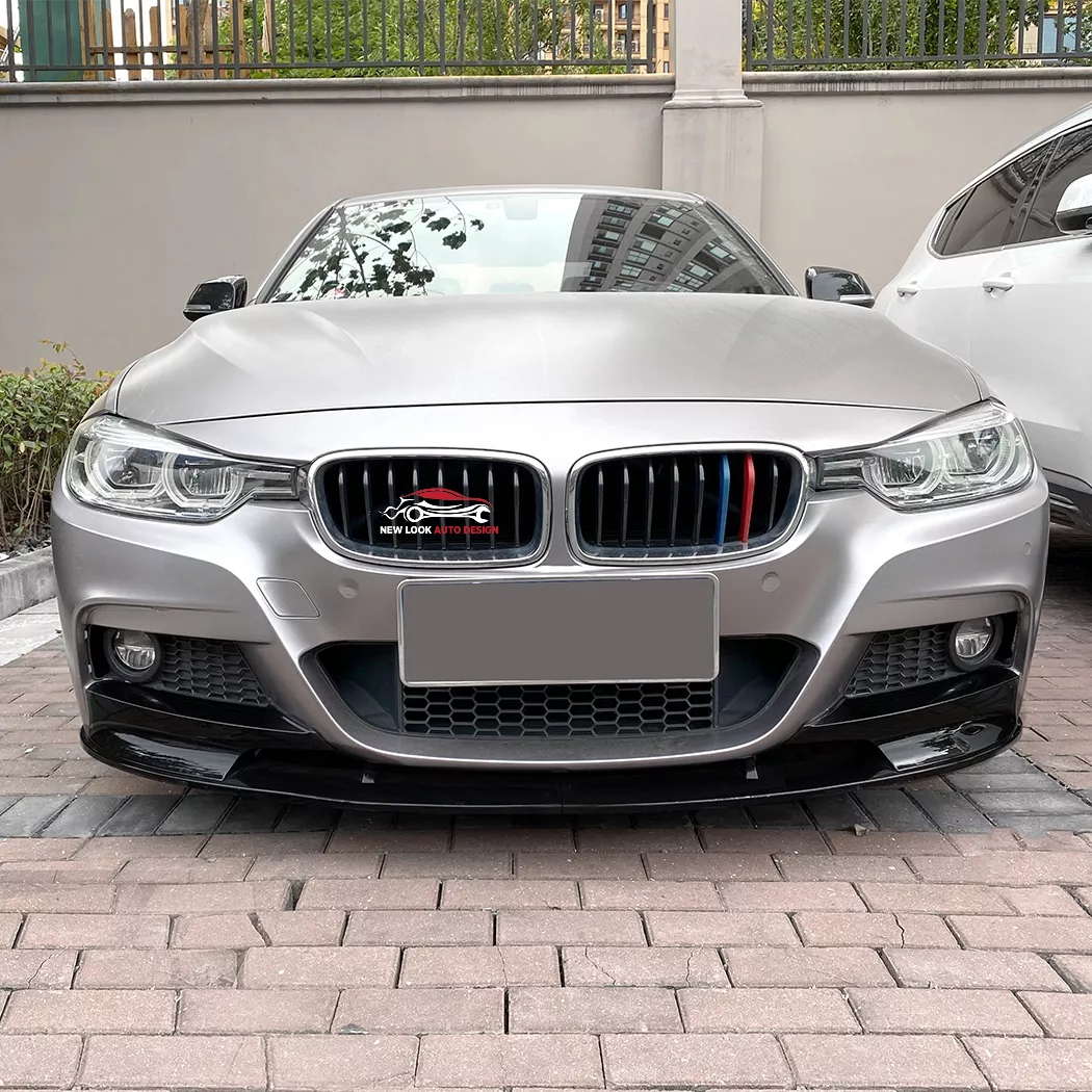Front Gloss Black Bumper Lip Spiltter For BMW 3 Series F30 F31 M Pack 2013-2019 - Image 4