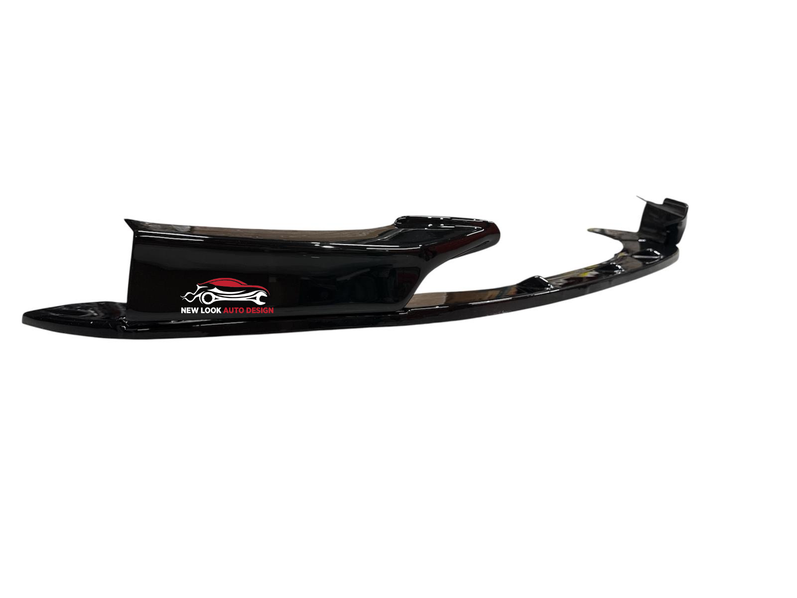 BMW 5 Series F10 F11 M5 2011-2017 Front Abs Gloss Black Splitter Bumper Lip - Image 5