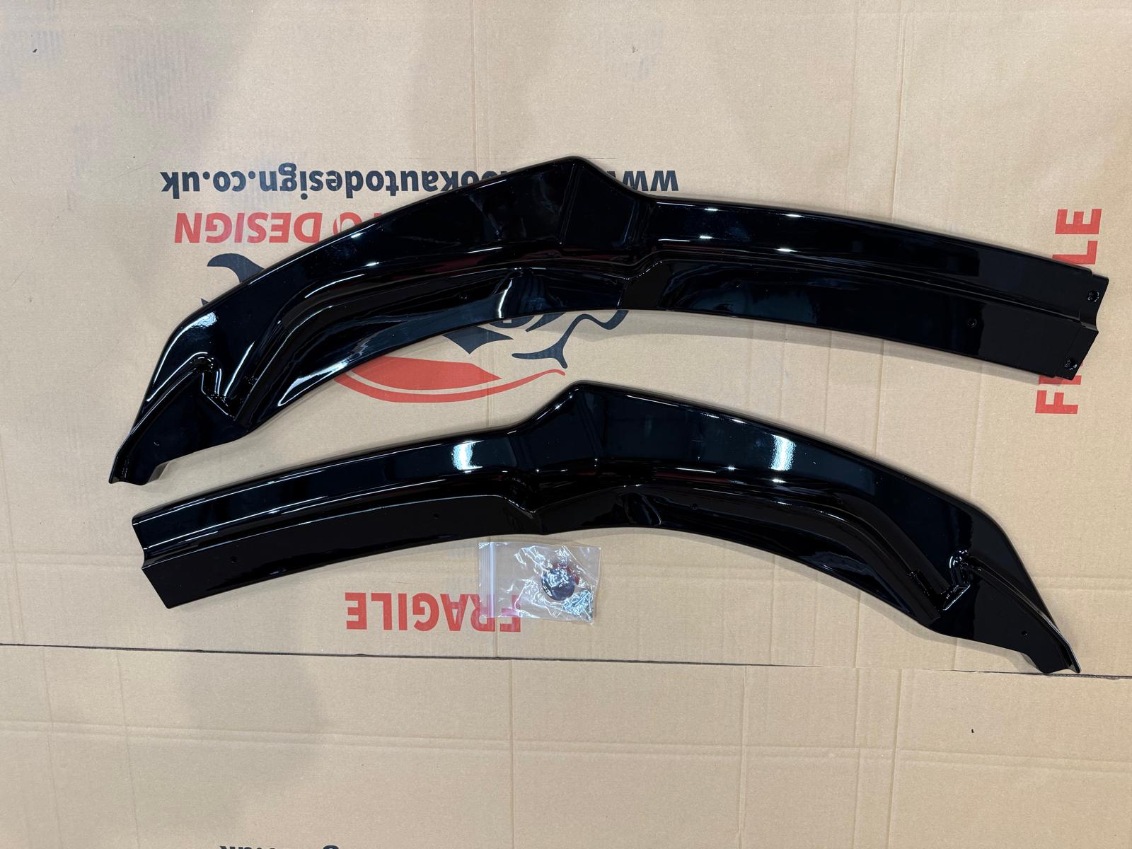 Front Bumper Lip Spoiler BMW 2015-20 F80 M3 F82 F83 M4 MP Style Gloss Black - Image 7