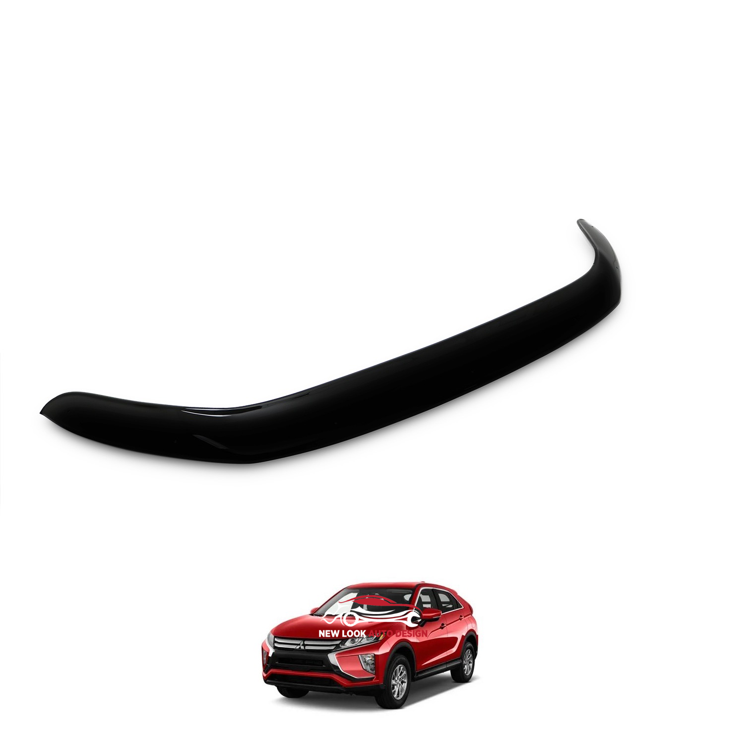 Black Bonnet Guard Protector Acrylic For Mitsubishi eclipse cross 2018-2020 - Image 4