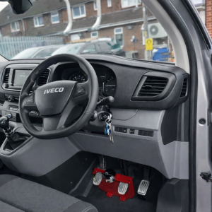 Iveco Daily Manual 2020+ Red Anti Theft Security Pedal Lock Box