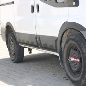 FITS FORD TRANSIT MK6 LWB 2002-2006 black abs wheel arch trim covers flares only