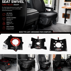 VW Crafter 2017+ Passenger Camper Single Seat Swivel (RHD)