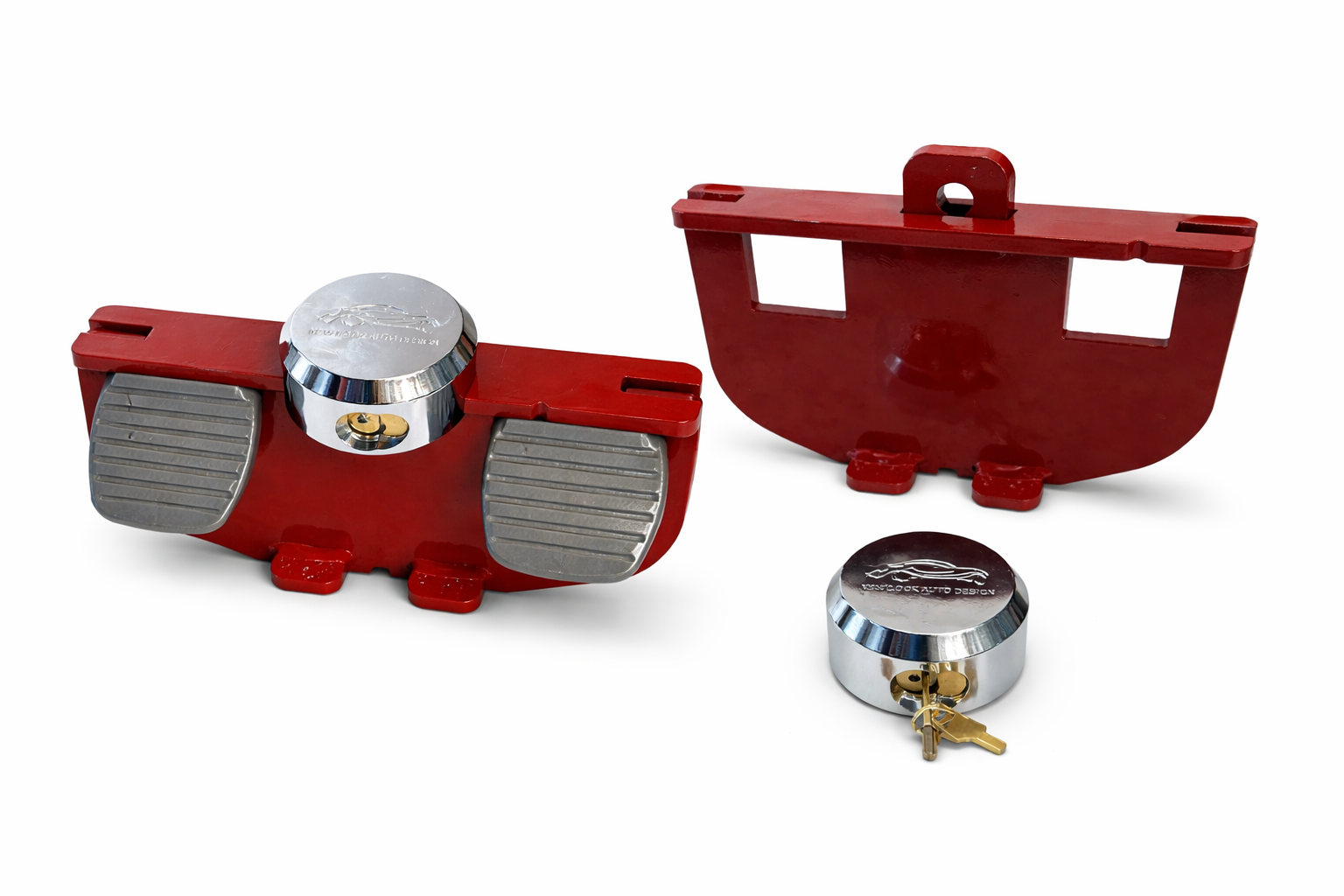 Fits MAN TGE 2020+ Automatic Red Anti Theft Security Pedal Lock Box - Image 4