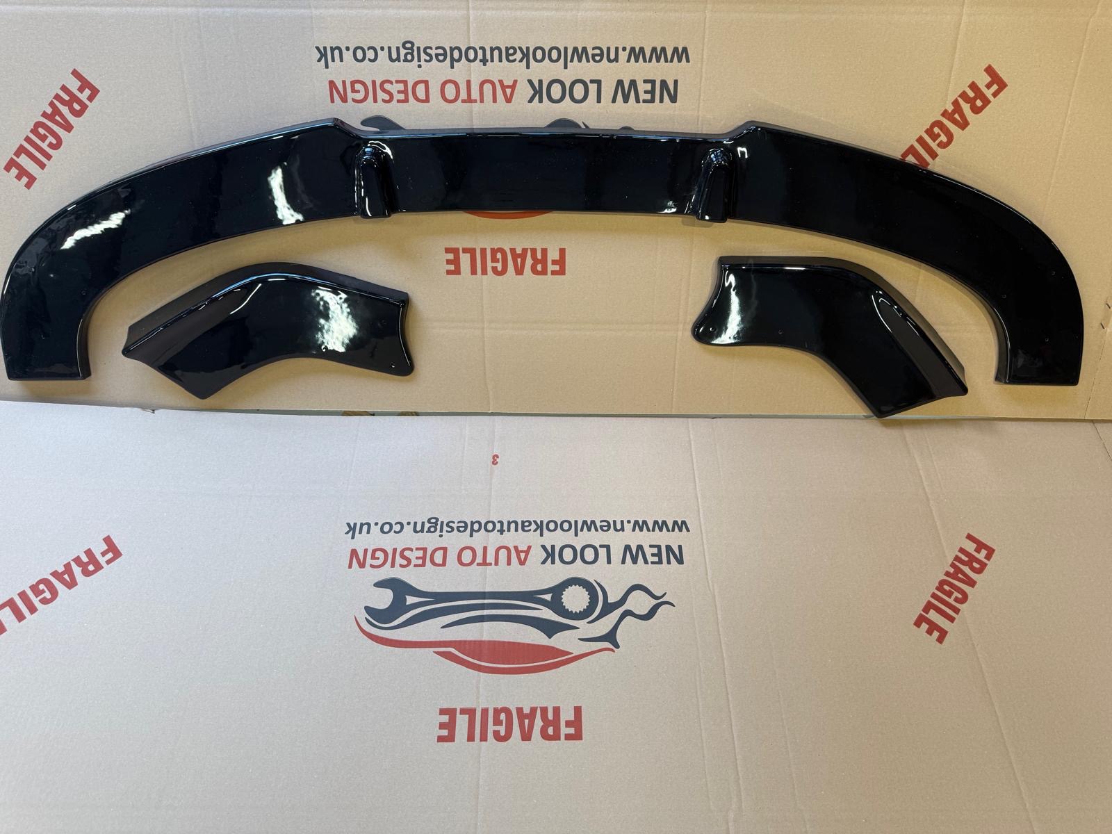 Fits VW T7 2022+ Gloss Black Lower Front Splitter Lip - Image 7