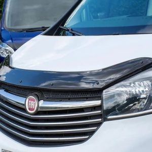 Fiat Talento 2016+ Black Gloss Bonnet Guard Protector Acrylic