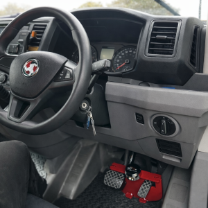 Fits Vauxhall Vivaro 2020+ Automatic Red Anti Theft Security Pedal Lock Box