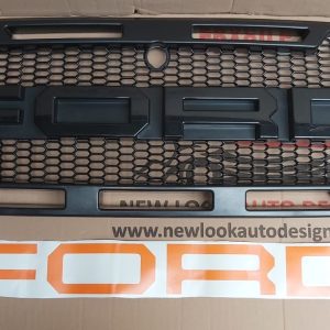 Orange overlay sticker Fits TRANSIT MK8 FRONT BUMPER GRILLE
