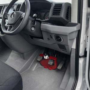 Fits VW Crafter 2020+ Manual Red Anti Theft Security Pedal Lock Box