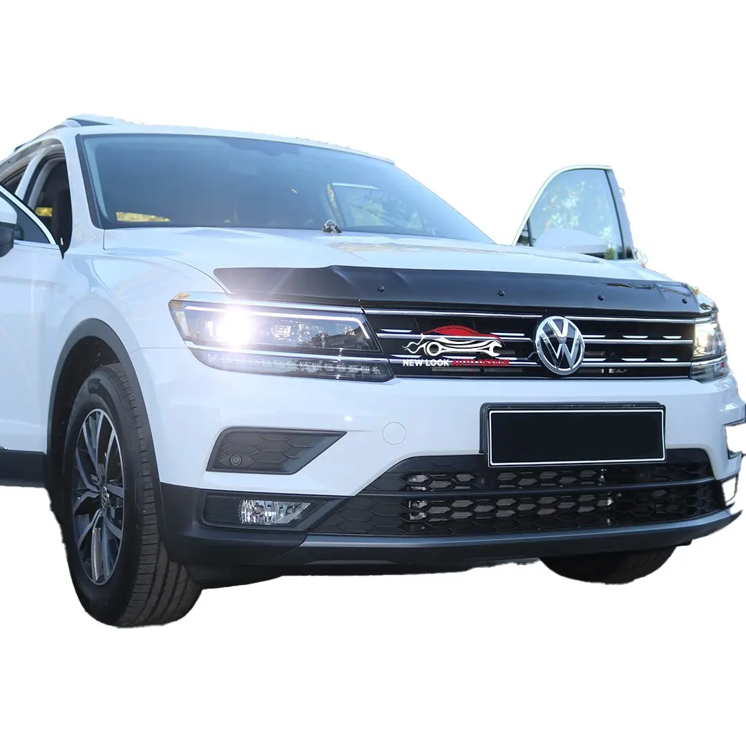 For VW Tiguan 2016-2021 Black Bonnet Guard Protector Acrylic - Image 2