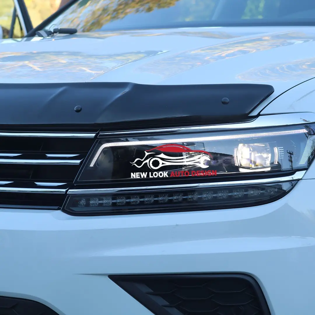 For VW Tiguan 2016-2021 Black Bonnet Guard Protector Acrylic - Image 4