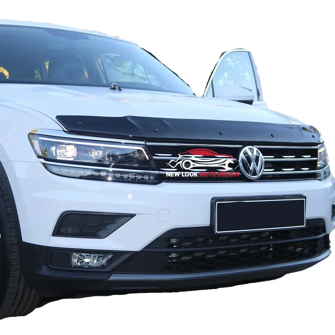 For VW Tiguan 2016-2021 Black Bonnet Guard Protector Acrylic