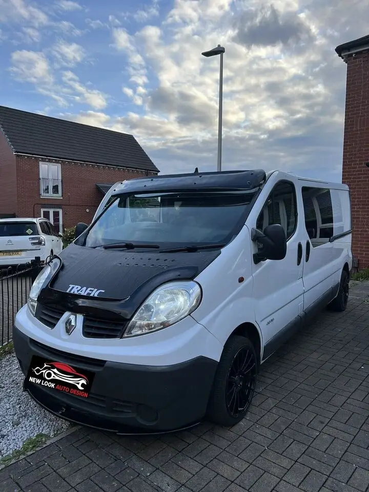 Bonnet Bug Guard Black Acrylic for VAUXHALL VIVARO 2001-2014 - Image 4