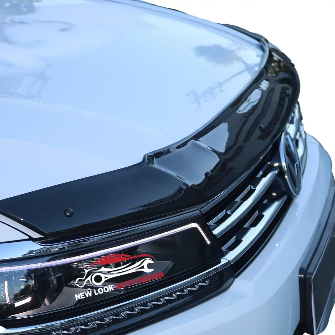 For VW Tiguan 2016-2021 Black Bonnet Guard Protector Acrylic - Image 8
