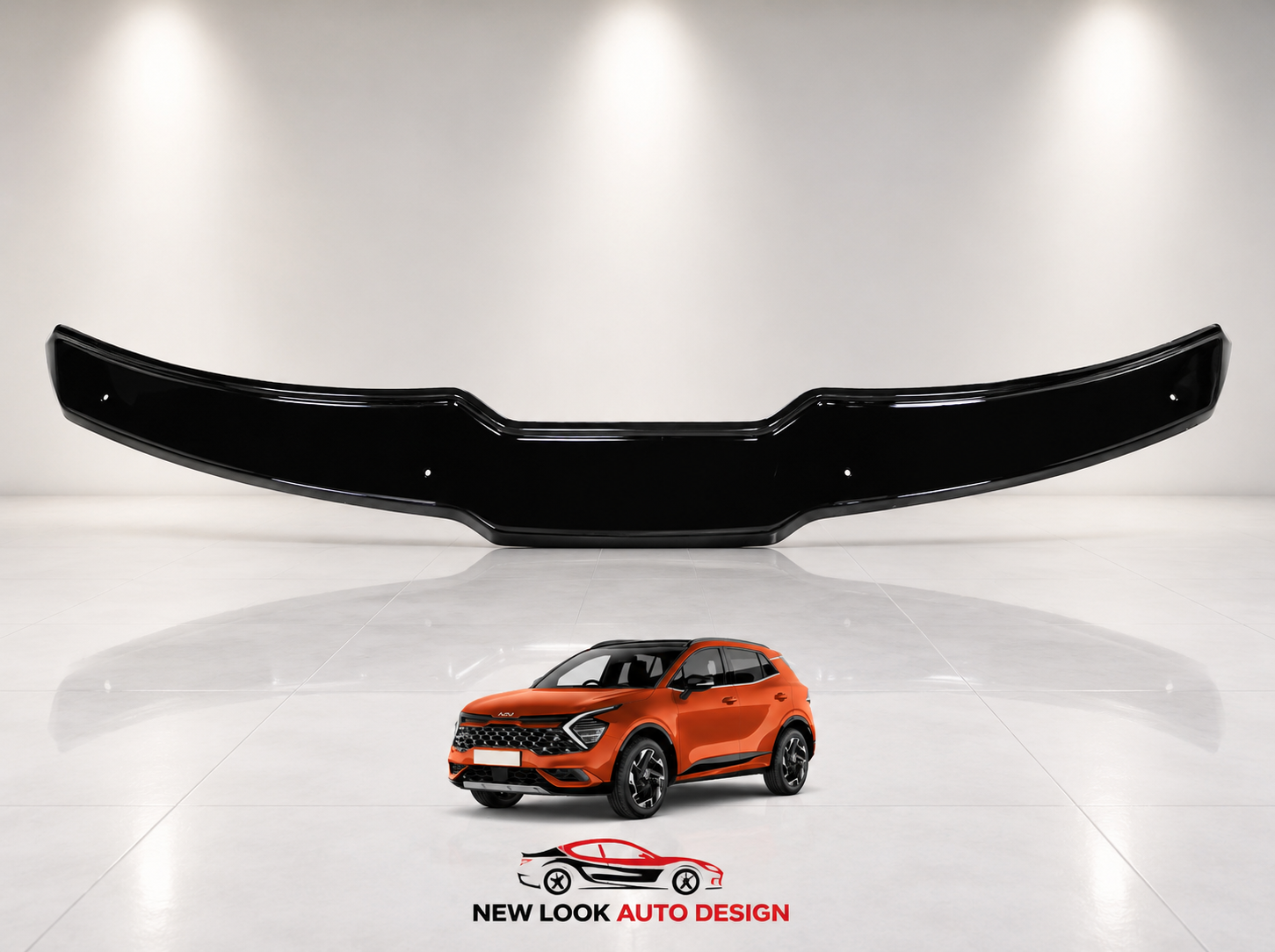 Kia Sportage 2021 + Black Gloss Bonnet Bug Guard - Image 4
