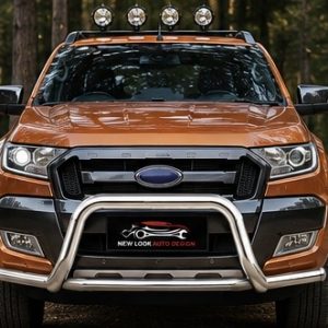 Ford Ranger (2012+) Stainless Steel A-Bar Bull Bar with Side Wings