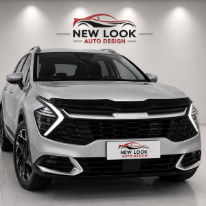 Kia Sportage 2021 + Black Gloss Bonnet Bug Guard