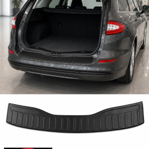 Black ABS Rear Bumper Protector Guard  Fits Ford Mondeo SW Estate 2015+
