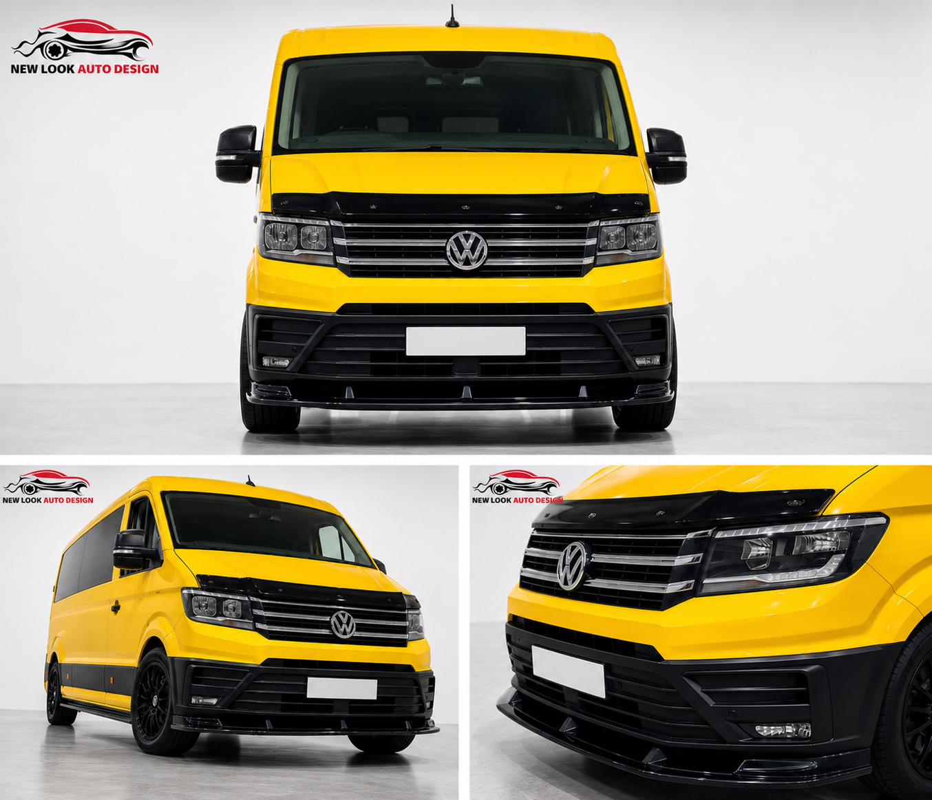 VW Crafter 2018+ Gloss Black Front Splitter Lip