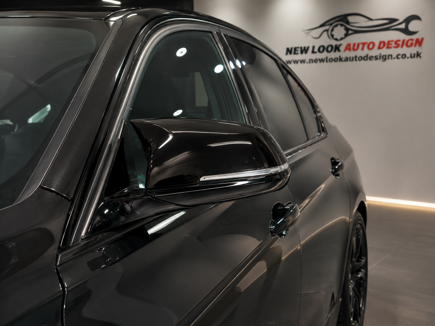 BMW F30 2012–2018 Piano Black Wing Mirror Cap Covers – Left & Right Set - Image 5