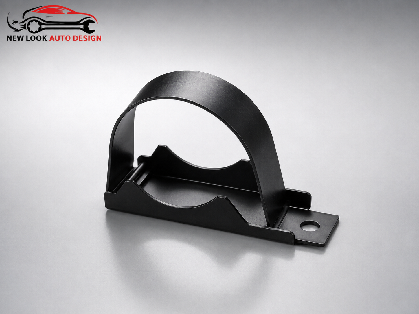 76mm Spotlight Mounting Bracket – Black – Single Bracket - Image 4