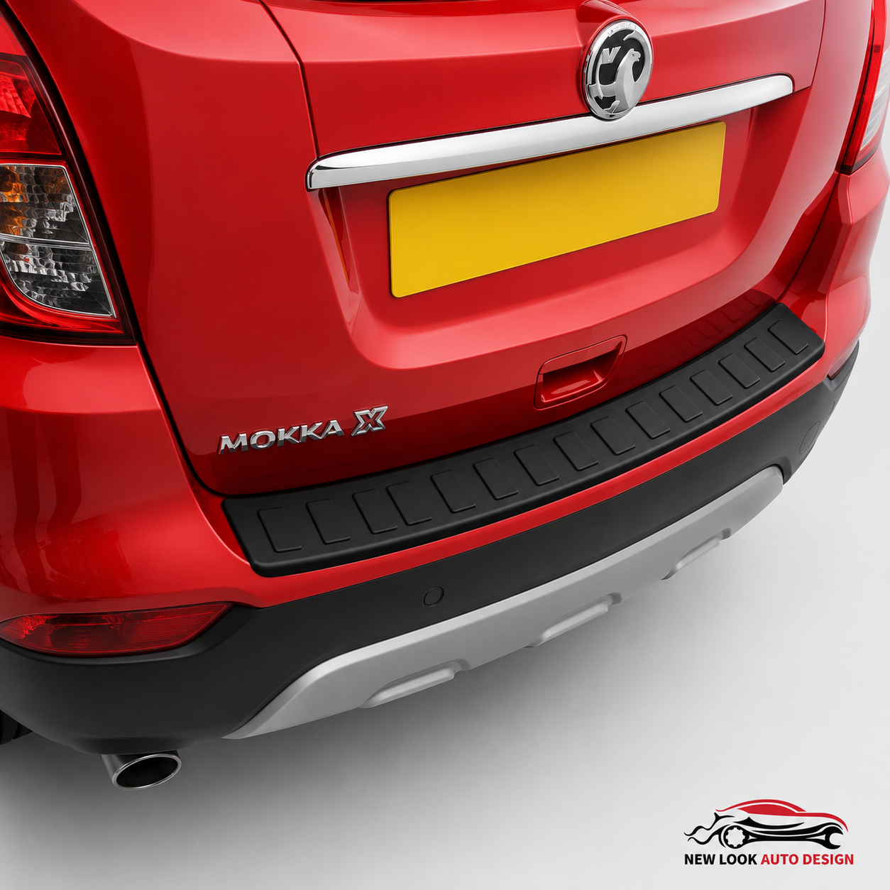 BLACK ABS REAR BUMPER PROTECTOR FOR VAUXHALL MOKKA & MOKKA X 2012–2020 - Image 4