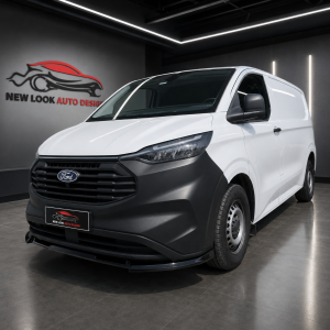Ford Transit Custom 2024+ Front Splitter Lip – Sport Style Gloss black