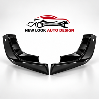 Land Rover Defender L663 2020-26 Gloss Black Front Splitter Lip Extensions - Image 3