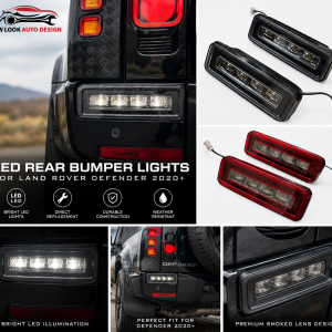Land Rover Defender L663 90 110 130 2020+ LED Rear Bumper Brake Light Lamp