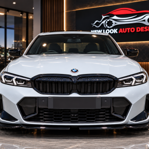 BMW 3 SERIES G20 G21 2023+ GLOSS BLACK FRONT SPLITTER LIP SPOILER