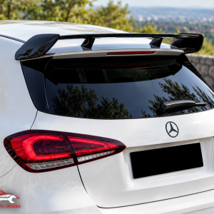 Mercedes A Class W177 2018+ AMG Line A45 Style Gloss Black Rear Roof Spoiler