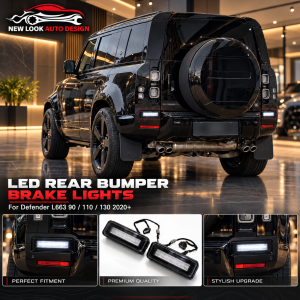 LED Rear Bumper Brake Lights Pair For Land Rover Defender L663 90 110 130 2020+