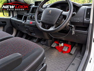 Peugeot Boxer 2014+ Red Pedal Security Lock Box – Anti-Theft Protection - Image 9
